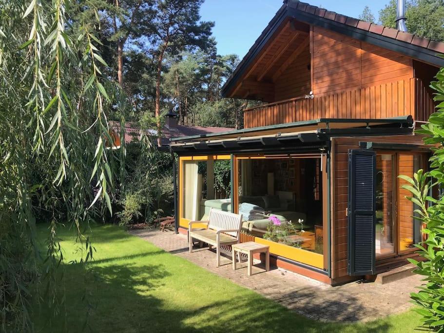 Houten Chalet/Bungalow In Het Bos, Sauna, Jacuzzi Meijel 외부 사진